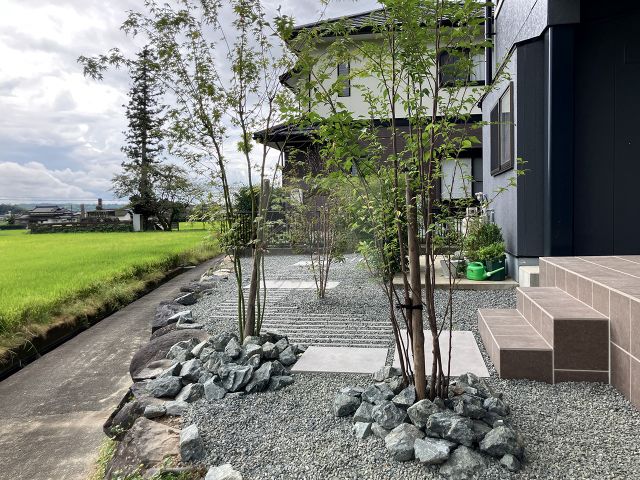 菊池市 ガーデン工事 M様邸