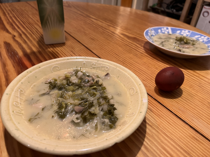 イースター　断食の最後に食べるスープ「マギリッツァ」