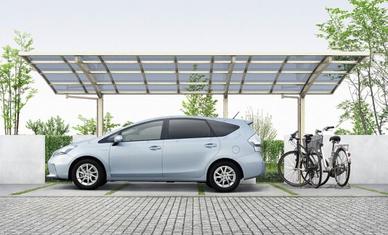 大きめのカーポートを設置する 自転車 駐輪場 サイクルポート サイクルスペース