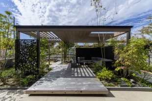 圧迫感のない目隠し