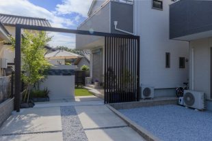 旗竿地の外構アイデア