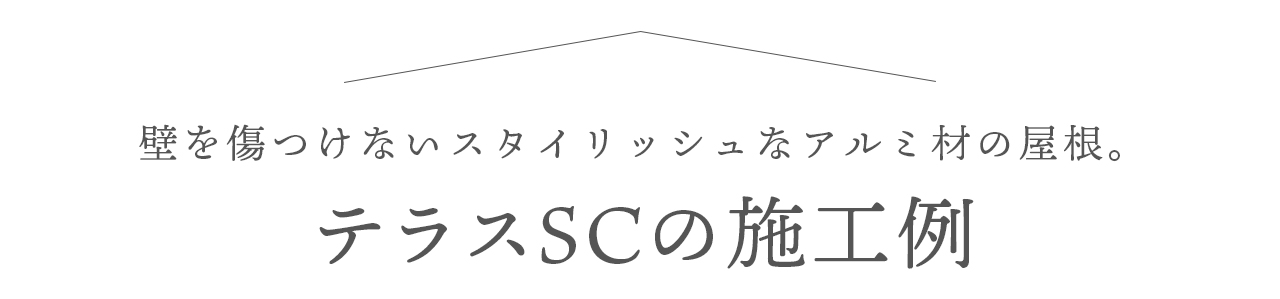 テラスSCの施工例