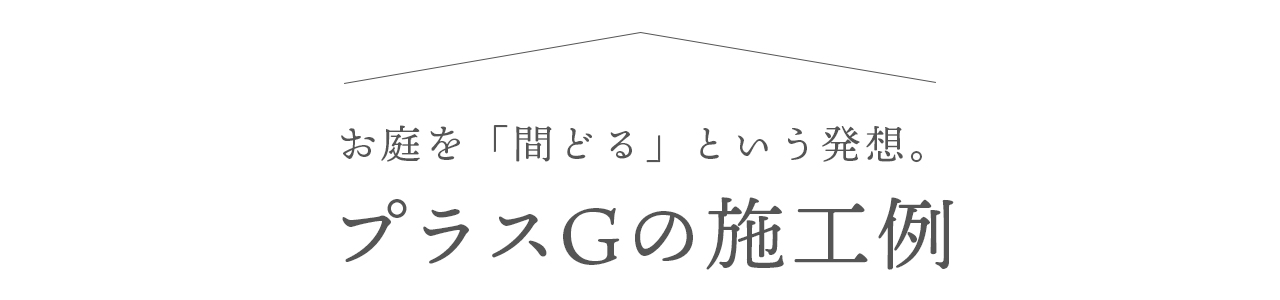 プラスGの施工例