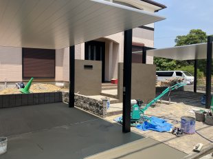 カーポートSCと門塀