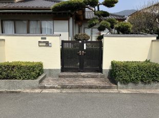 宗像市　上塗り塗装　リシン