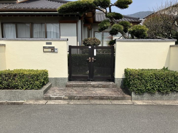 宗像市　上塗り塗装　リシン
