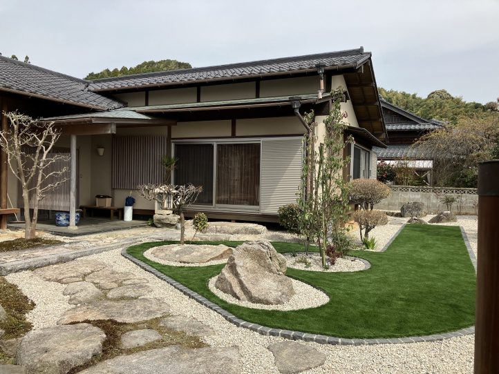 石庭の和風ガーデン