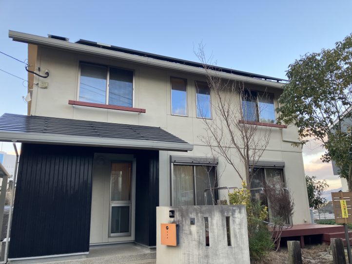 外壁塗装　施工前　大野城