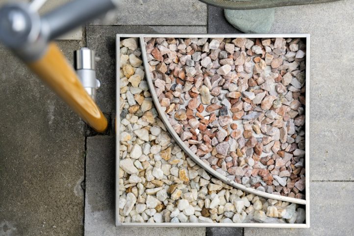 水栓　ジラーレ　パン 玉石