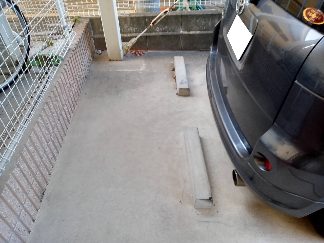 before02 車止め 縁石