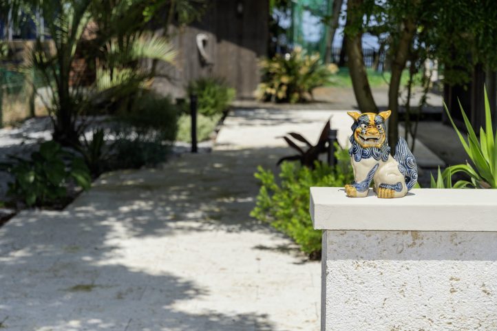 シーサーがお出迎え