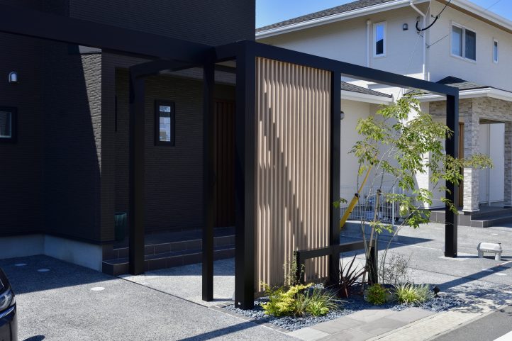 プラスG LIXIL 外構 かっこいい 和モダン おしゃれ 新築外構