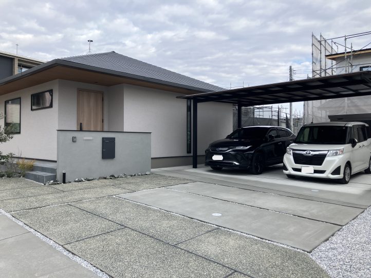 グランド工房　新築外構　ナチュラルモダン