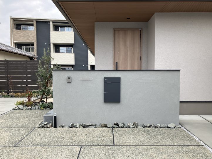 グランド工房　新築外構　ナチュラルモダン　門塀