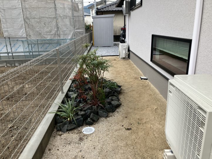 グランド工房　新築外構　植栽　ナチュラルモダン