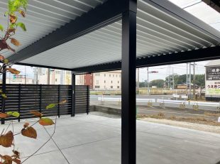 グランド工房　施工事例 カーポート　車庫土間　フェンス　駐車場