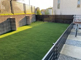 グランド工房　施工事例　　人工芝　ドックラン　ペット