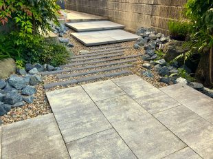 グランド工房　小倉 和モダン　和風　ガーデン　坪庭　エクレル　 砂利　グリ石