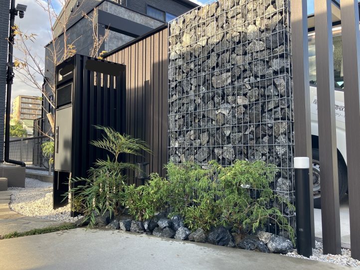 植栽　ガーデン　目隠し