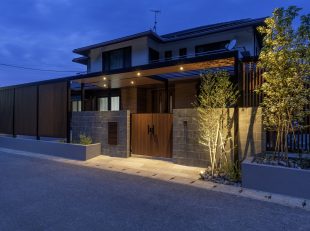 LIXIL・プラスG・ライティング・植栽・クローズ外構
