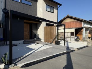 新築外構・桧家住宅・LIXIL・プラスG・モダン外構