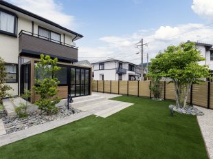 外構リフォーム・ガーデンルーム・タイルテラス・植栽