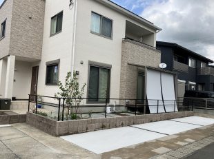 車庫増設　日よけ