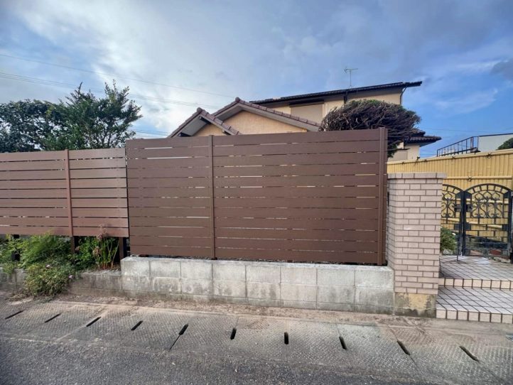 Eウッドスタイルフェンス極