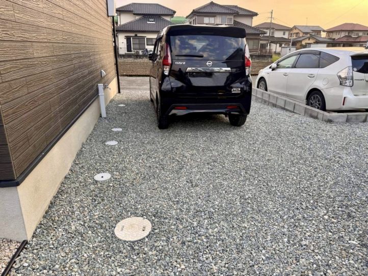 駐車場　砂利　グランド工房