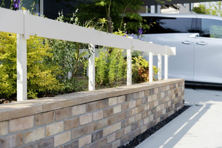 レンガタイル　枕木笠木　ベータウッド　枕木　ナチュラル