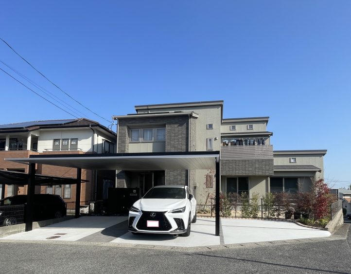 外構リフォーム 三協アルミカーポートFⅡ