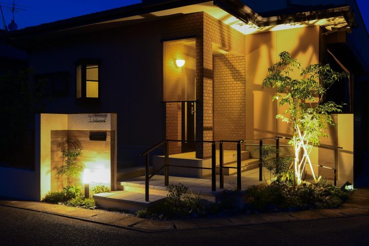 外構を彩るライトアップ