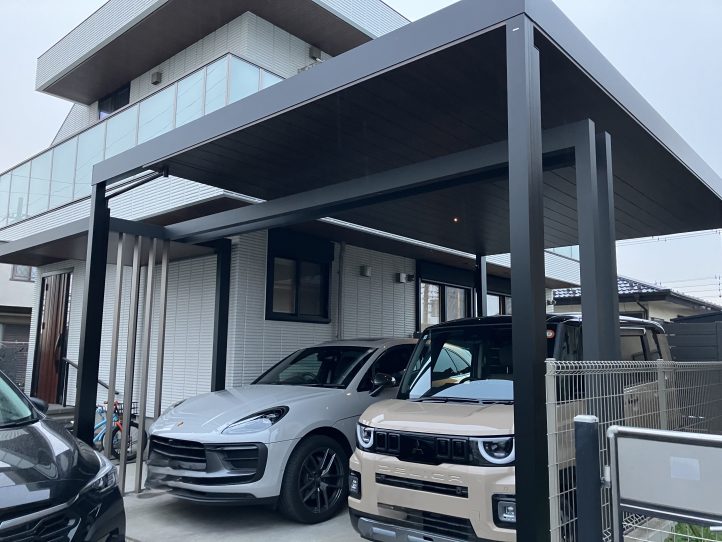 三協アルミ「クロススタイル」でモダン外構