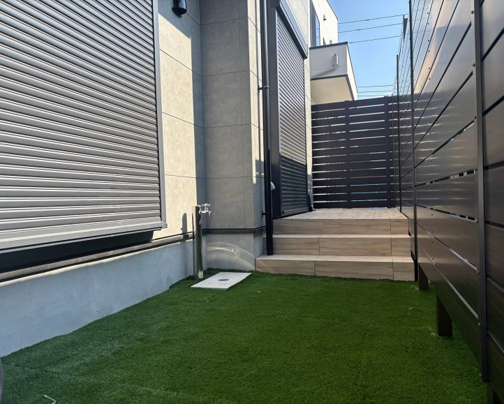 お庭全景です。