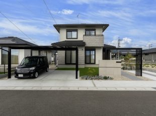 新築外構、カーポート、門塀、プラスG