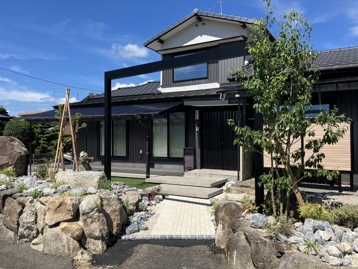 和モダンな外構改修工事