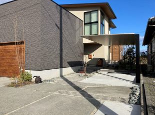 モダンな外構改修の施工例