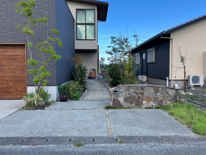 外構改修施工前