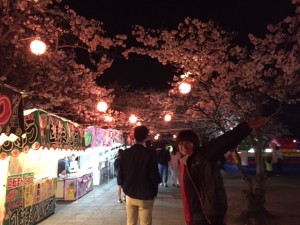 戦場ヶ原公園　夜桜