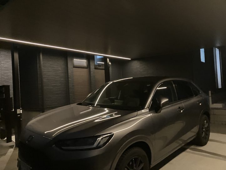 ラインライトオプション 車の反射光がかっこいい