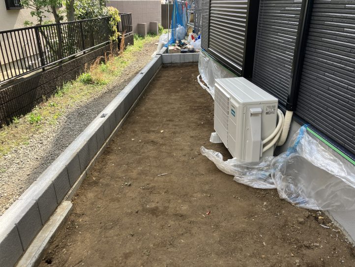 敷地の形はもちろん、室外機や設備類の位置まで把握したうえでの計画