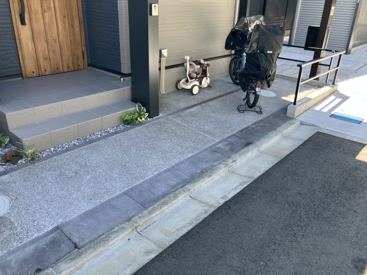 洗い出しとインターロッキング
