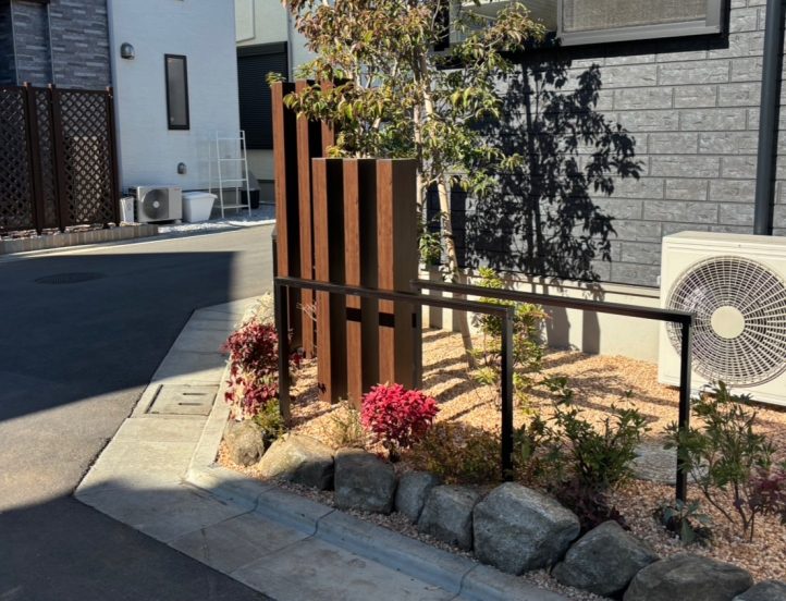 国分寺市 植栽帯が駐輪スペースへ! - スタッフブログ(立川店)|エクステリア・ガーデン・外構・造園|グランド工房
