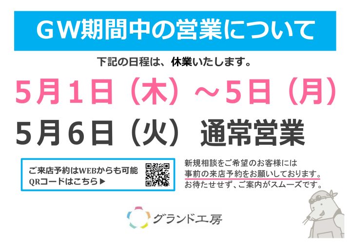 GW休業