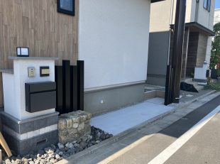 樹木撤去　角柱　コンクリート