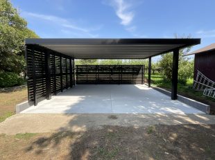 二台用カーポート 三協アルミ　ビームス