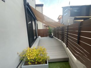 LIXIL　スタイルシェード　樹ら楽ステージ　マイティウッド