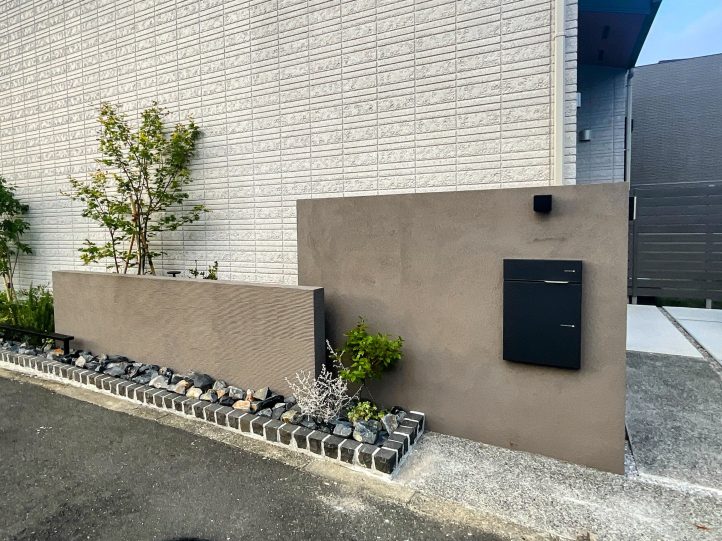 ジョリパット塗装門塀